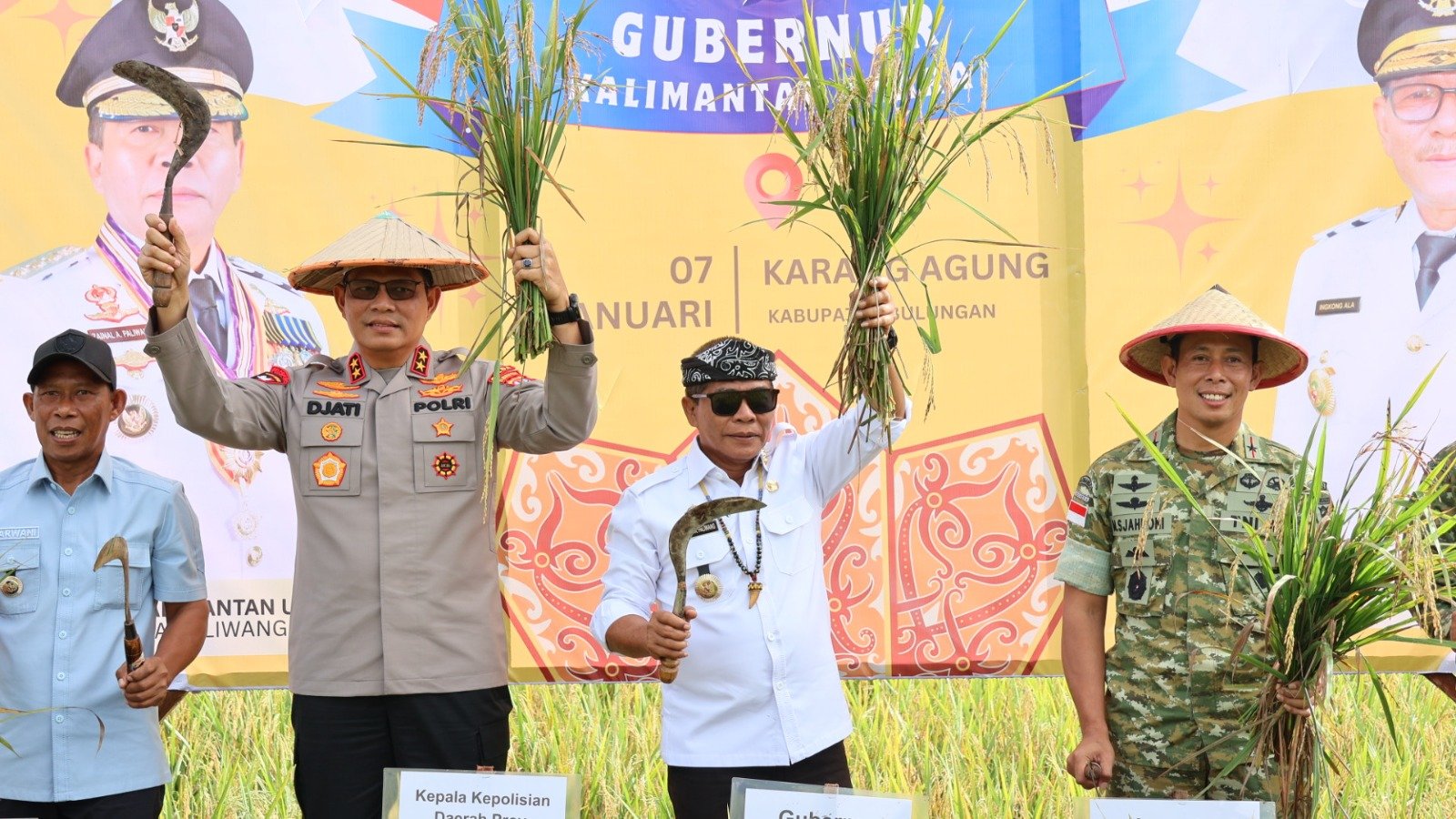 Kapolda Kaltara Gelar Panen Raya Jagung 2025, Perkuat Ketahanan Pangan Daerah