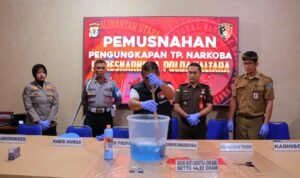 Polda Kaltara Musnahkan 44,22 Gram Barang Bukti Narkotika Jenis Sabu