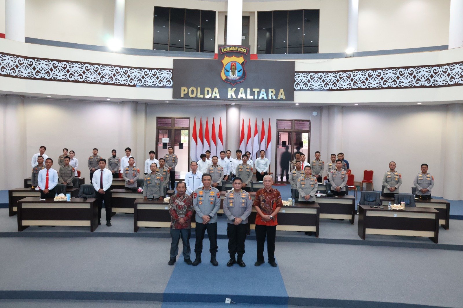Wakapolda Kaltara Hadiri Penelitian Puslitbang Polri