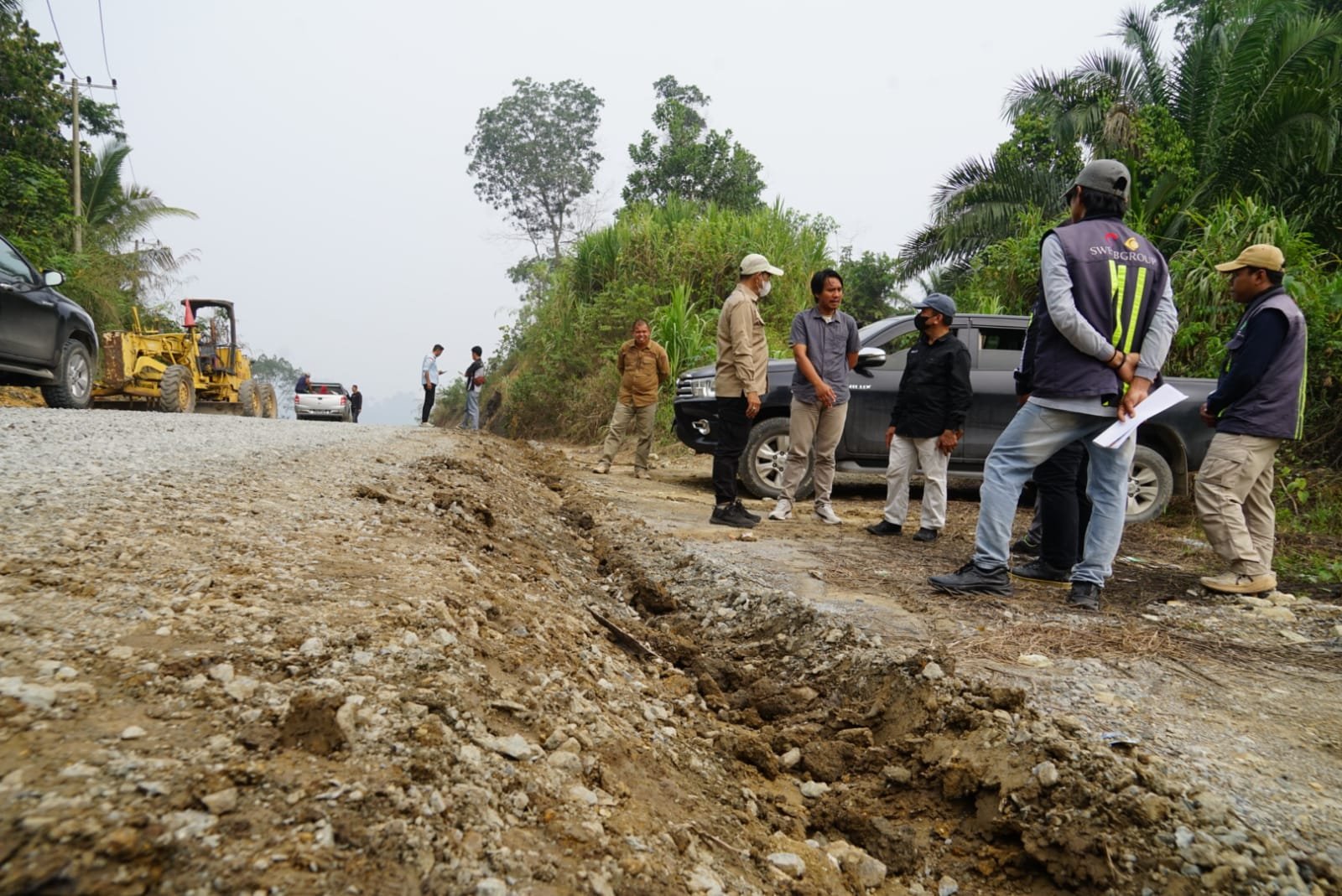 Kawal Pembangunan di Bukit Ilanun, Wabup Kilat Minta Pihak Pelaksana Tak Asal Kejar Target
